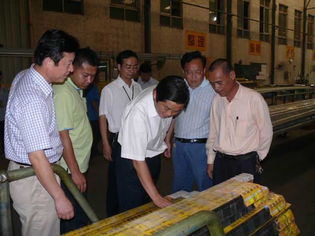 江苏沛县冯县长一行到公司调查