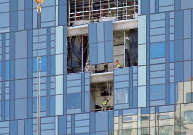 在幕墙施工的过程中，有哪些当苦衷项？